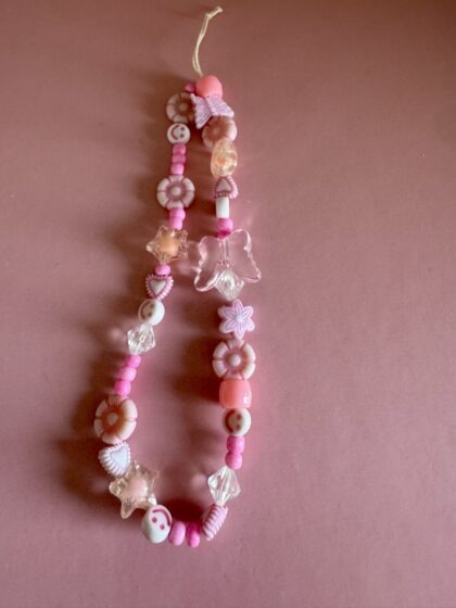 Pink Harmony Phone Charm